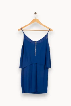 Online Sandro Robe e - Taille S/36 Bleu