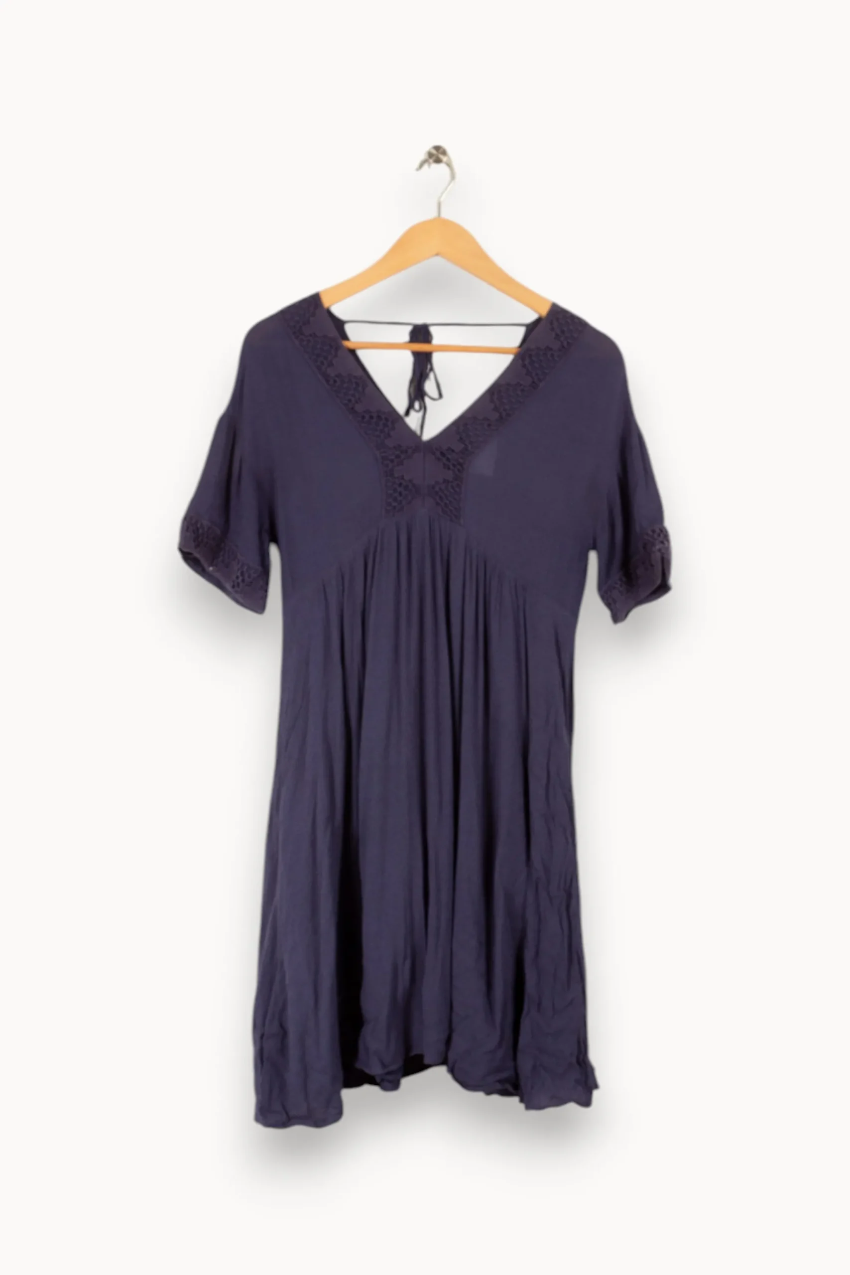 Best Sale Caroll Robe e avec détails - Taille S/36 Bleu