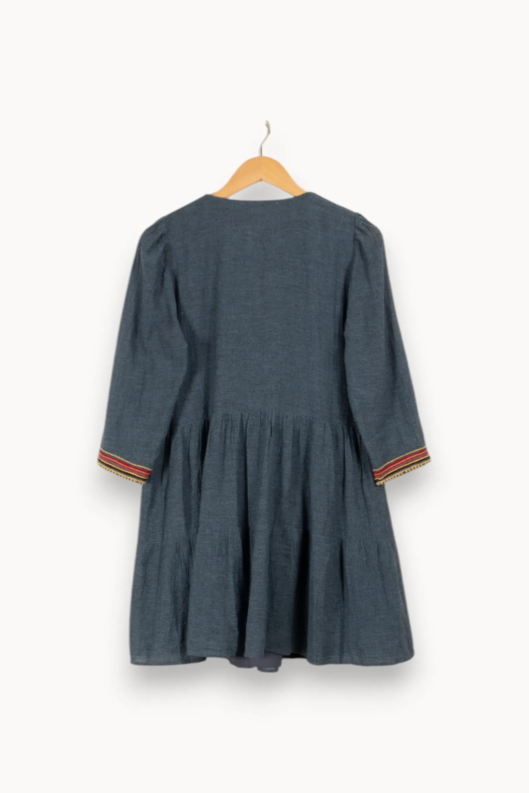 Store ba&sh Robe e avec détails - Taille S/36 Bleu