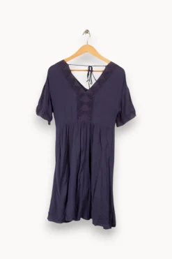 Best Sale Caroll Robe e avec détails - Taille S/36 Bleu