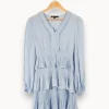 Cheap Maje Robe e claire - Taille S/36 Bleu