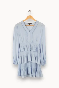 Cheap Maje Robe e claire - Taille S/36 Bleu