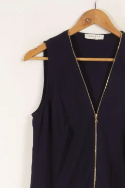 Cheap Sandro Robe e foncée - Taille M/38 Bleu