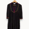 Store ba&sh Robe e foncée avec détails - Taille XS/34 Bleu