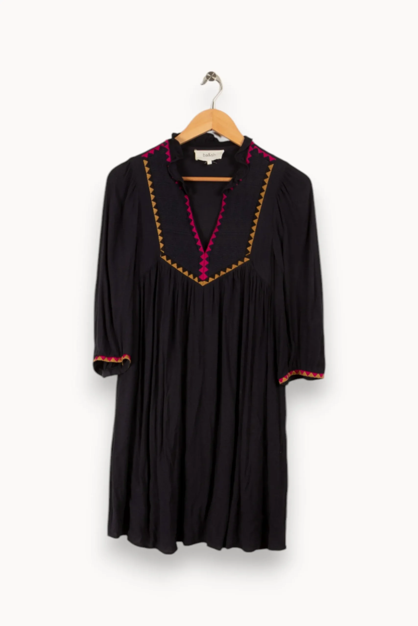 Store ba&sh Robe e foncée avec détails - Taille XS/34 Bleu