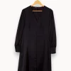 Discount Comptoir des Cotonniers Robe e foncée satinée - Taille L/40 Bleu