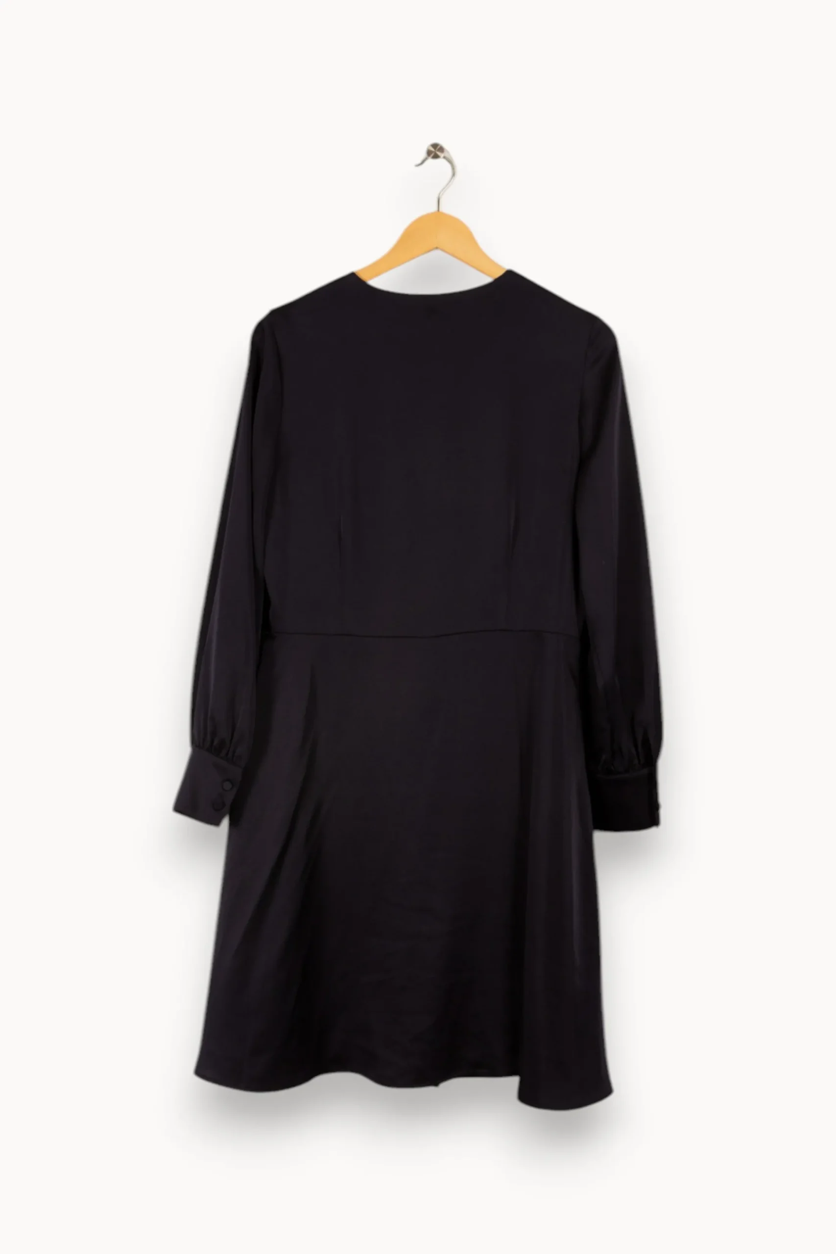 Discount Comptoir des Cotonniers Robe e foncée satinée - Taille L/40 Bleu
