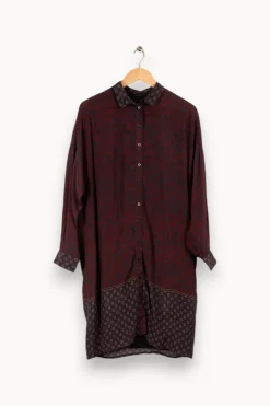 Online IKKS Robe - Taille M/38 Bordeaux