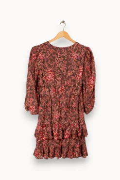 Clearance Bérénice Robe - Taille S/36 Bordeaux