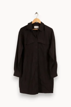 Best Sale ba&sh Robe chemise e - Taille M/38 Noir