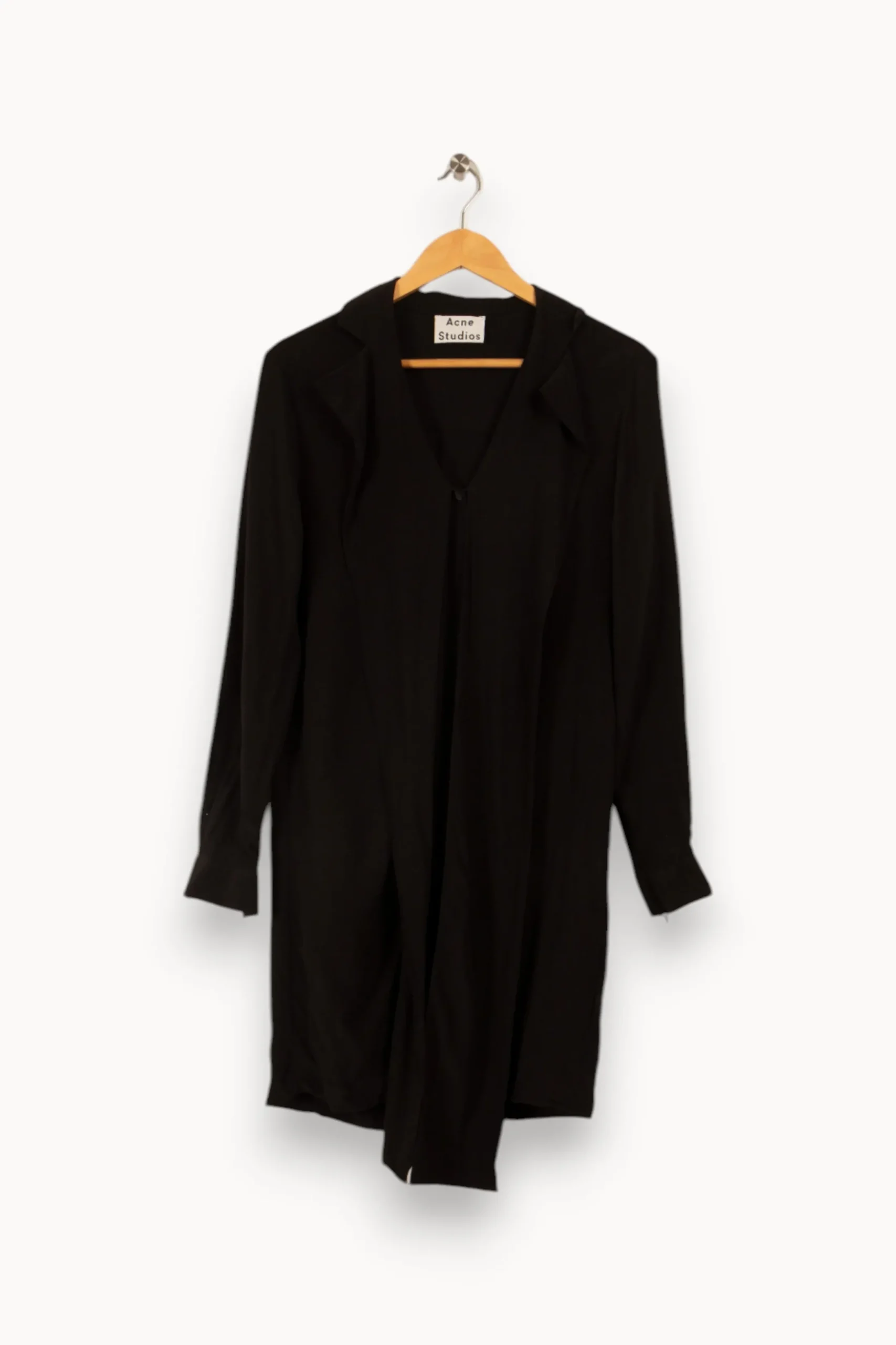 Store Acne Studios Robe chemise e - Taille XS/34 Noir