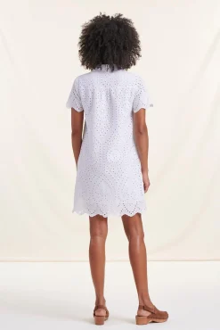 Best La Fée Maraboutée Robe courte he en broderie anglaise - S/36 Blanc
