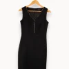 Discount Caroll Robe courte foncé - Taille S/36 Bleu