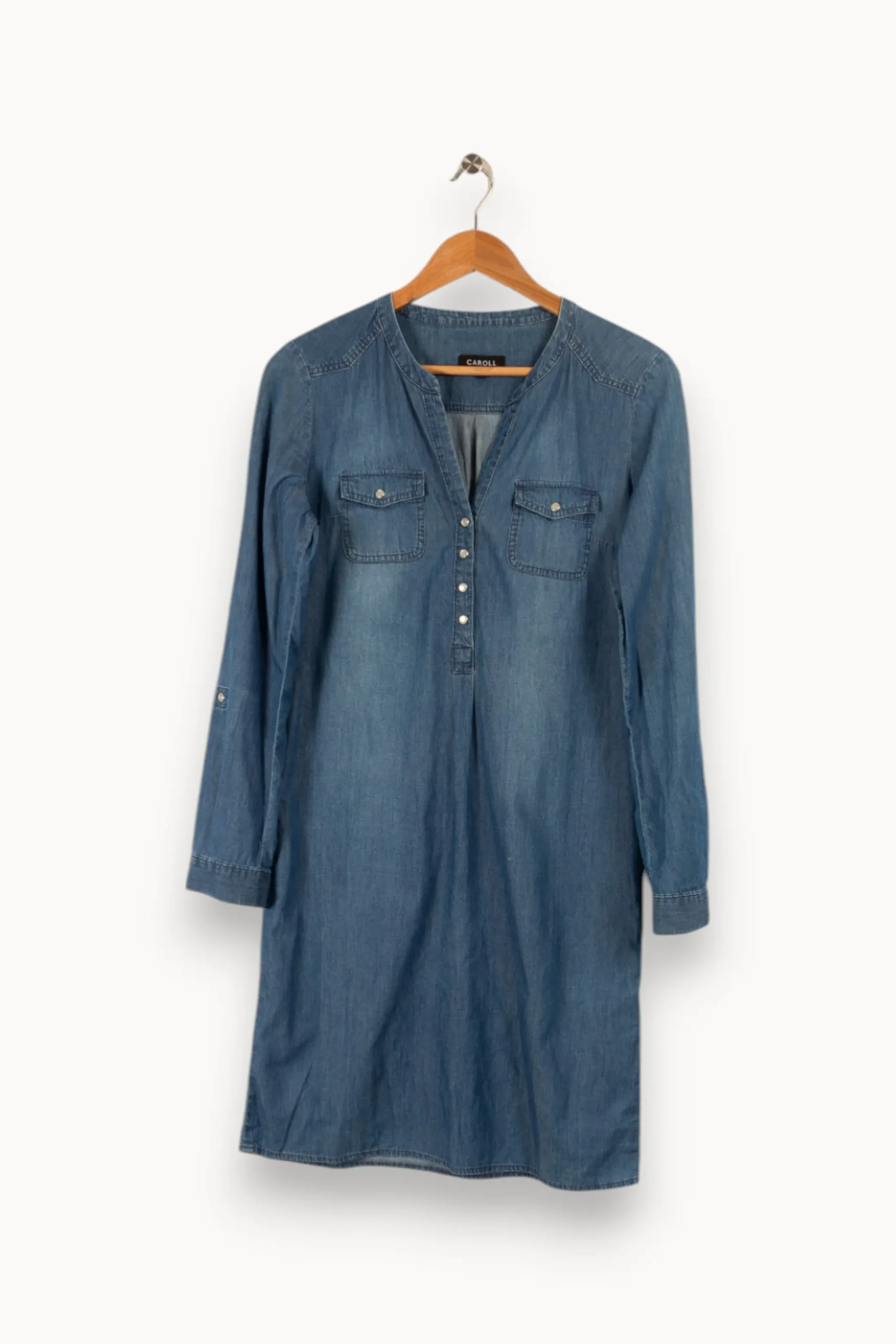 Sale Caroll Robe courte e - Taille S/36 Bleu