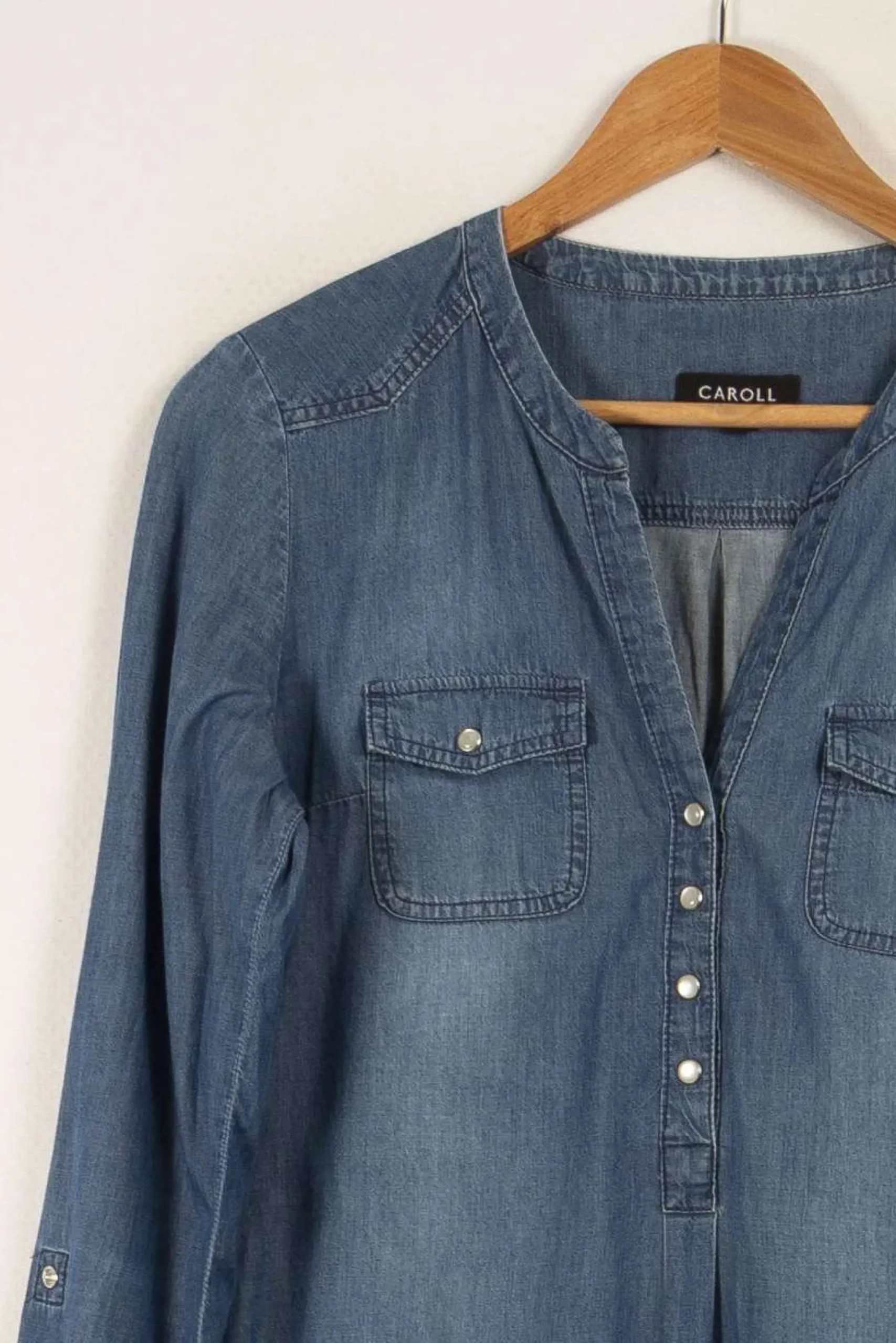 Sale Caroll Robe courte e - Taille S/36 Bleu
