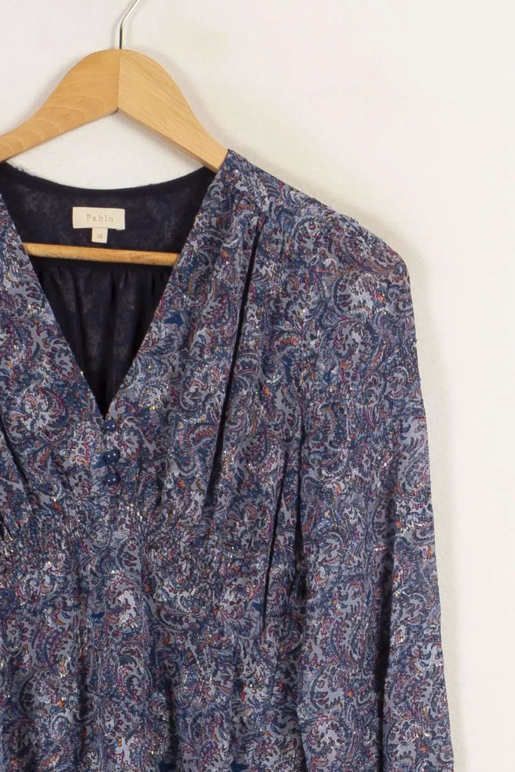 Clearance Pablo Robe courte e - Taille S/36 Bleu