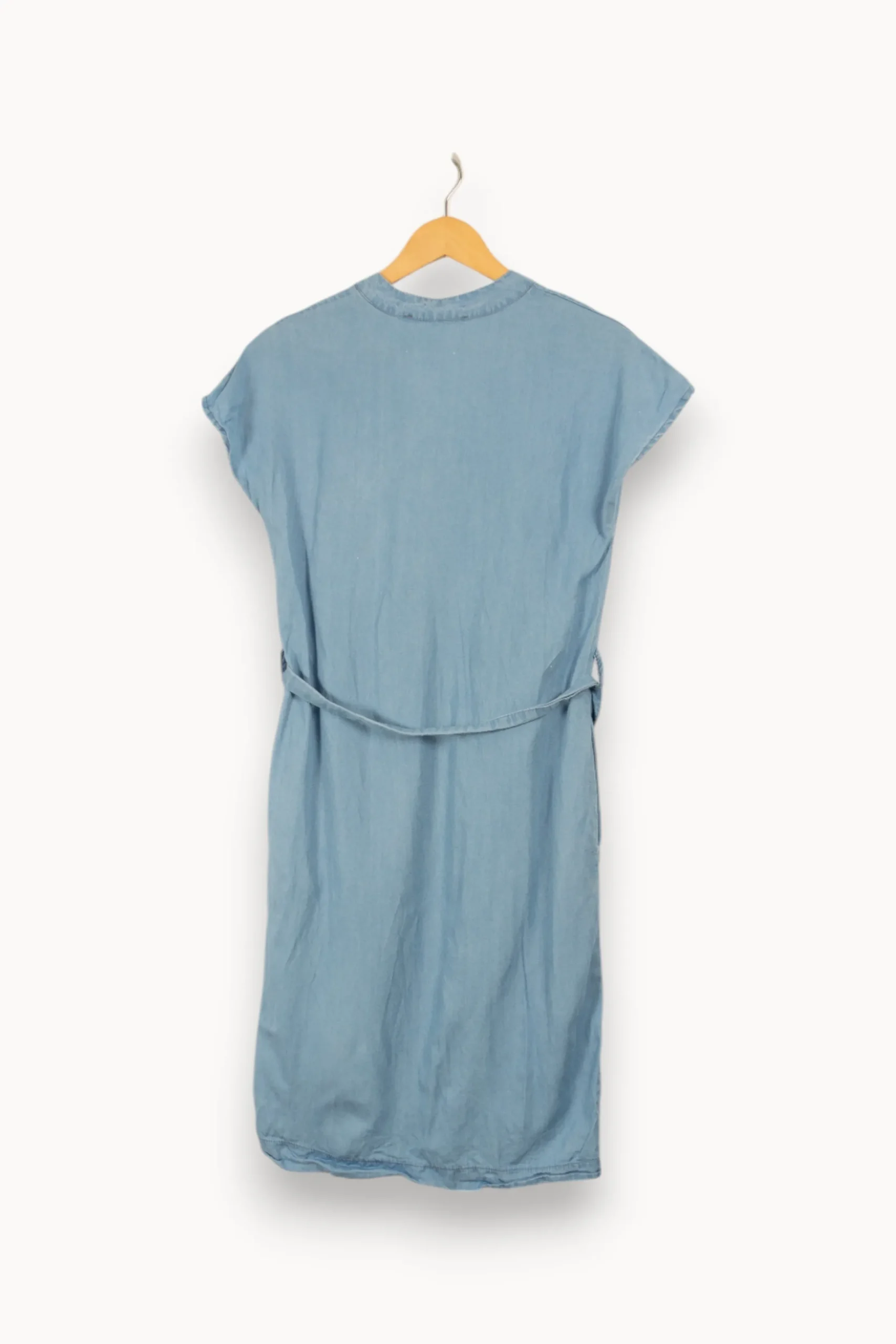 Best Sale La Fée Maraboutée Robe courte ceinturée - S/36 Bleu