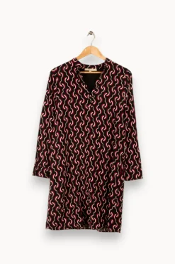 Flash Sale La Fée Maraboutée Robe courte imprimée motif graphique - M/38 Noir