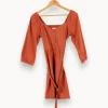 Best Sale ba&sh Robe courte - Taille S/36 Orange
