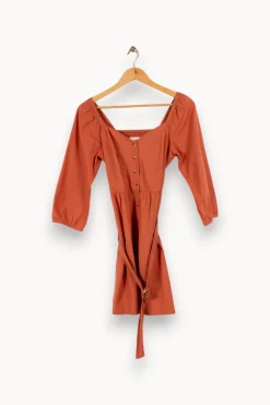 Best Sale ba&sh Robe courte - Taille S/36 Orange