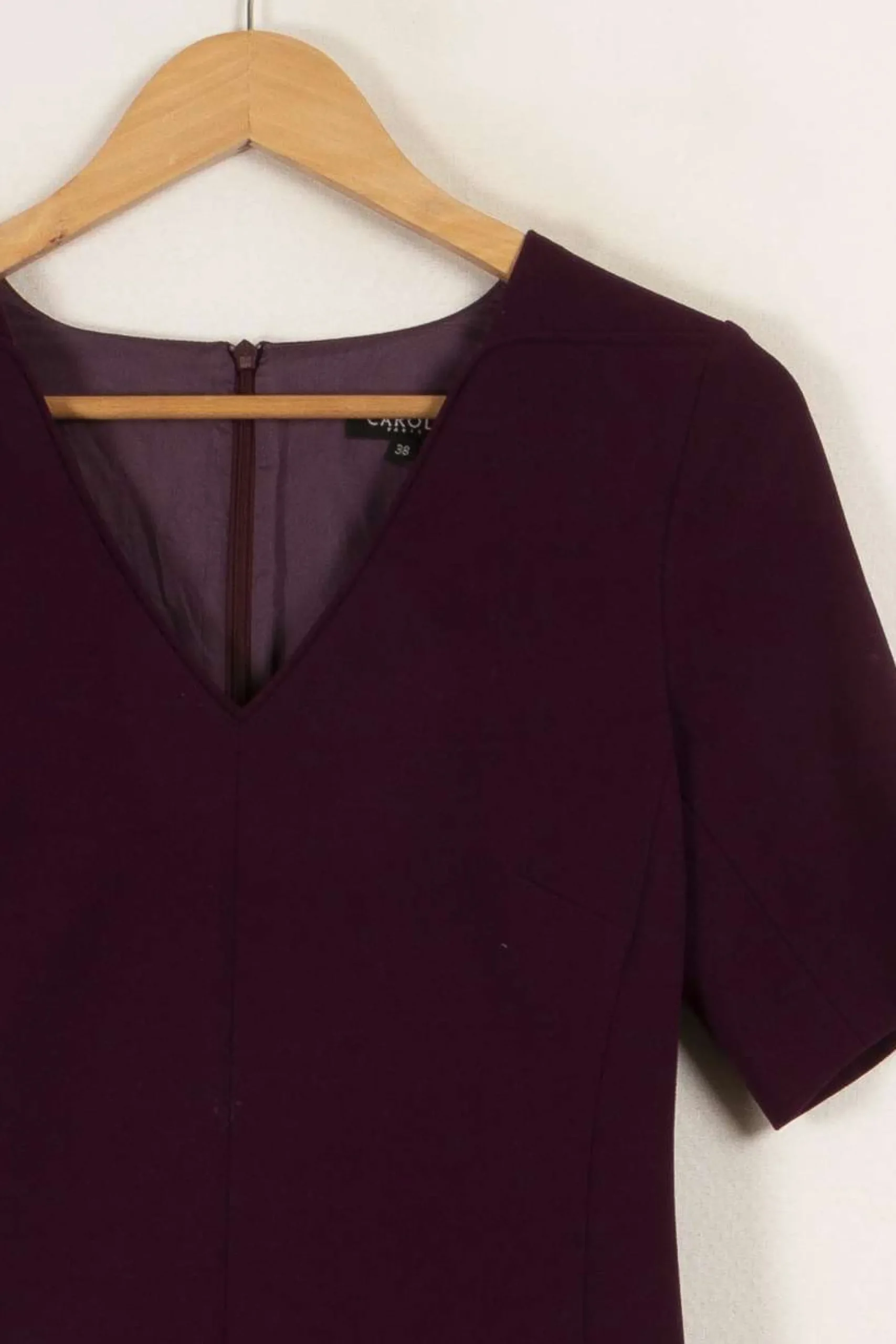 Best Sale Caroll Robe courte te - Taille M/38 Violet