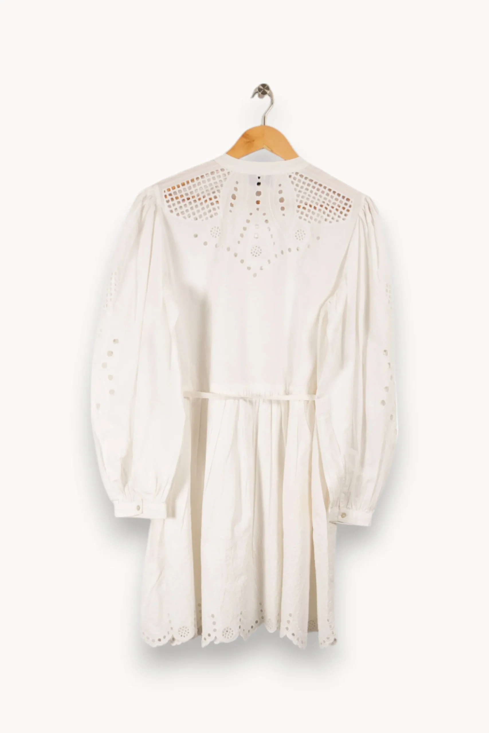 Cheap Bérénice Robe en dentelle he - Taille M/38 Blanc