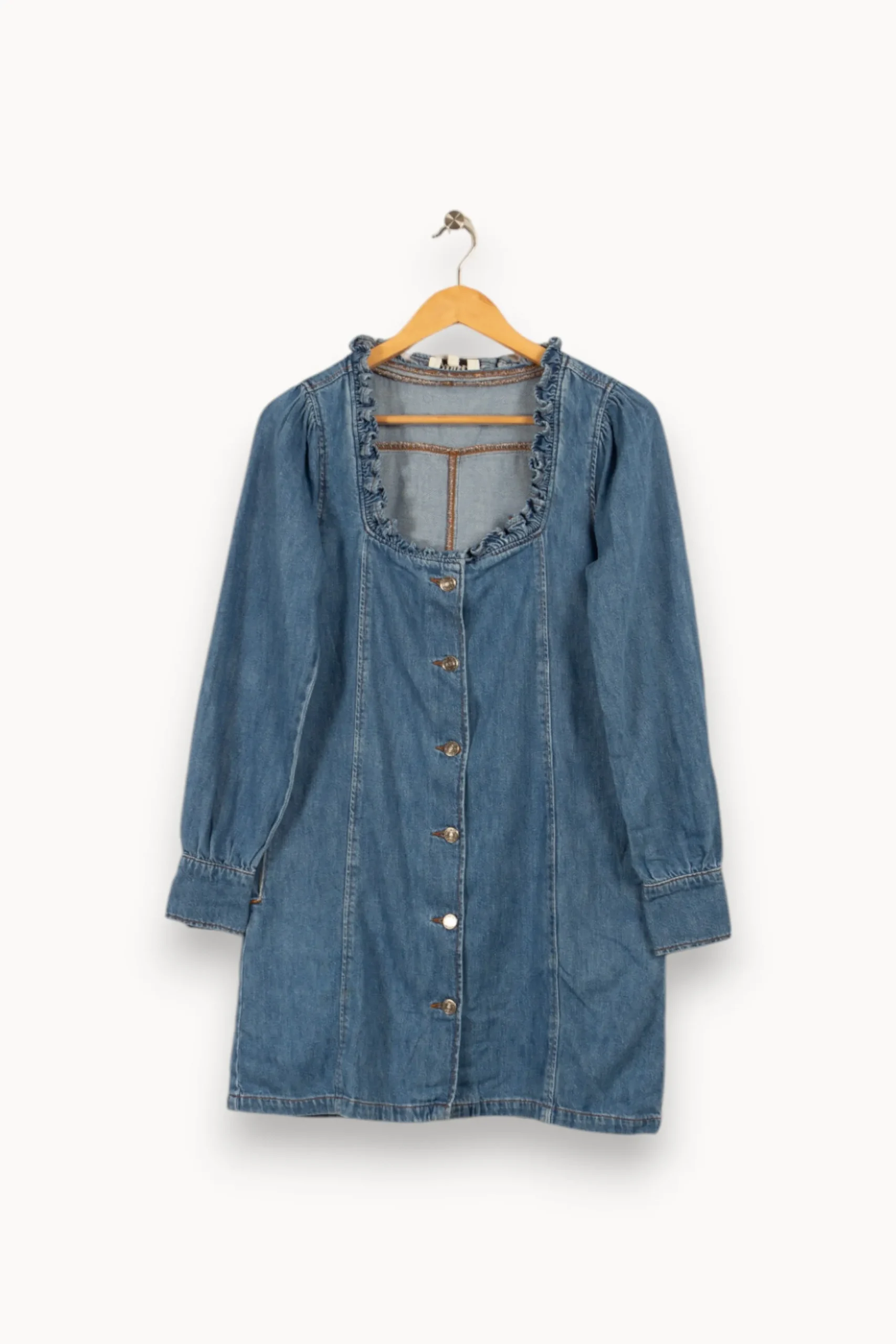 Store Balzac Paris Robe en jean - Taille XS/34 Bleu