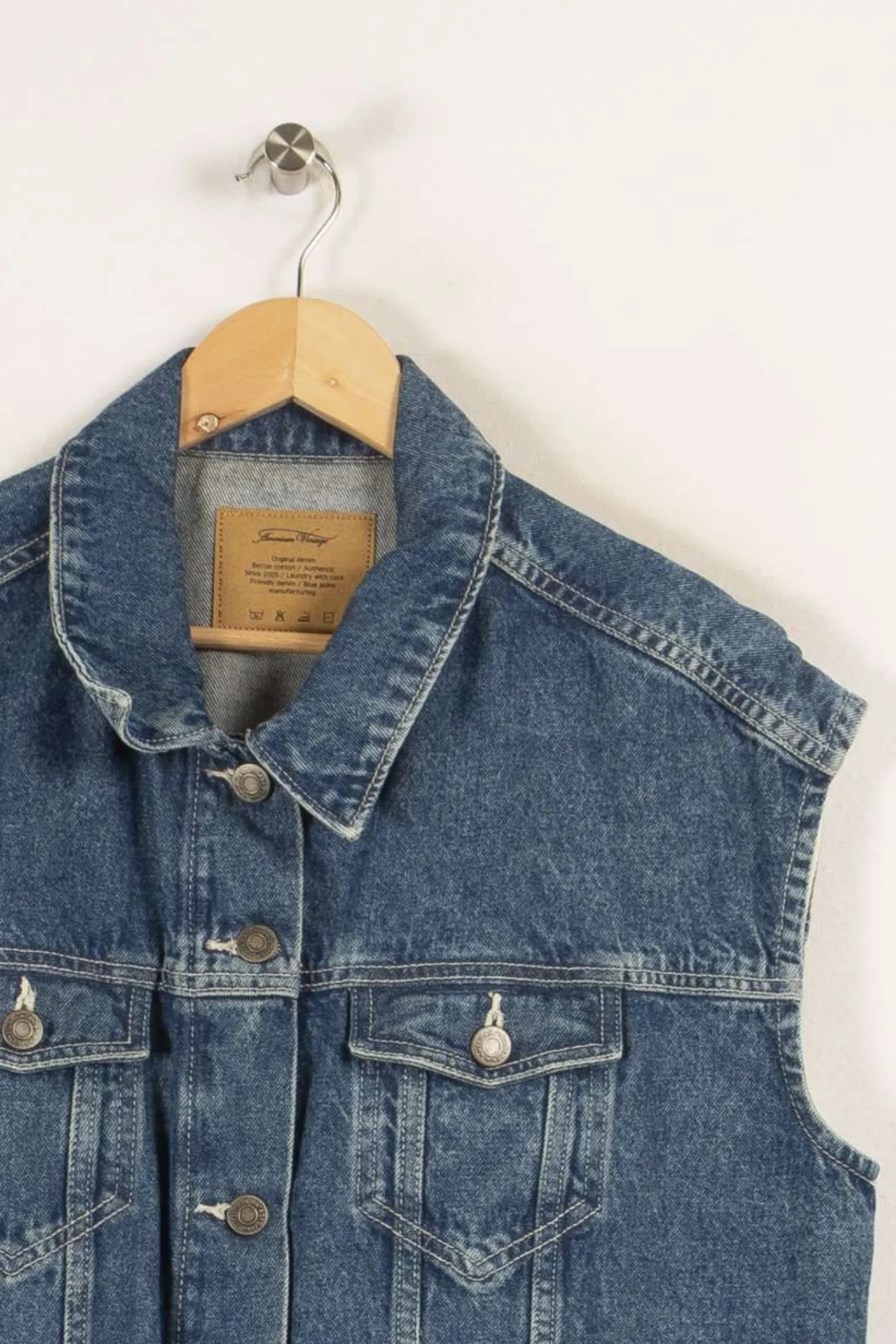 New American Vintage Robe en jean - Taille M/38 Bleu