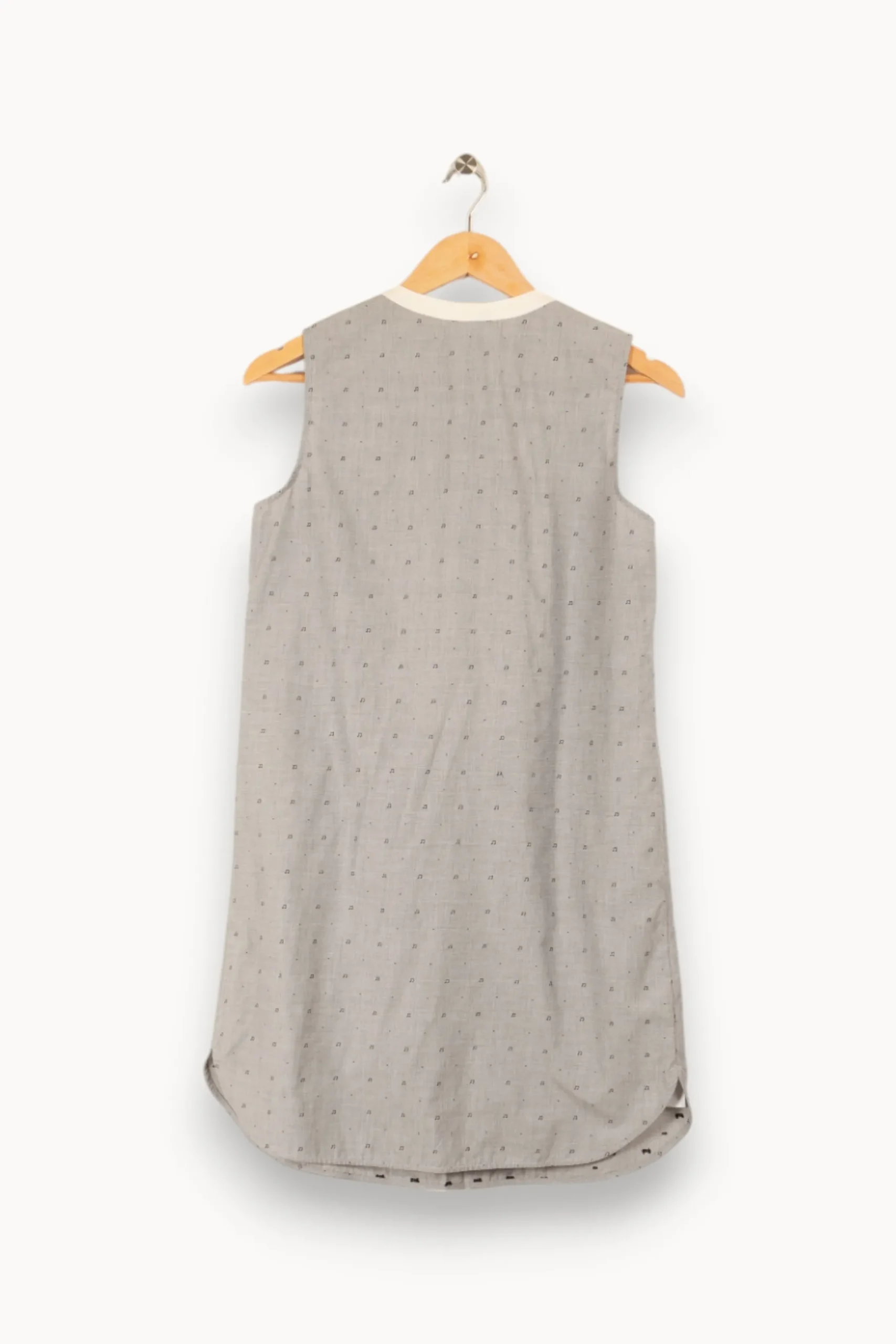 Cheap Claudie Pierlot Robe e à motifs - Taille M/38 Gris