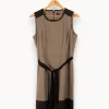 Online Maison 123 Robe grise - Taille L/40 Beige