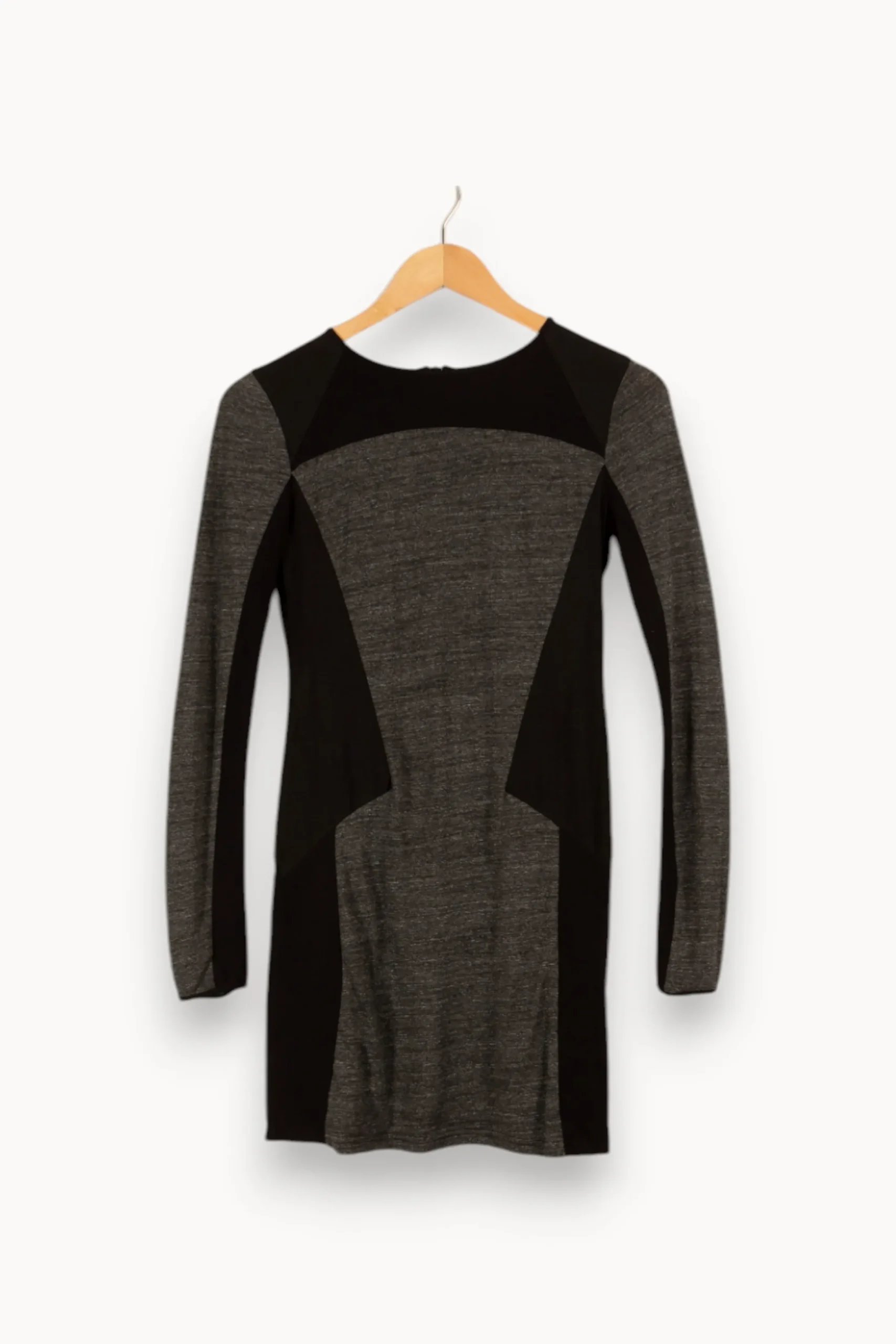 Discount Bérénice Robe e et noire - Taille XS/34 Gris