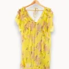 Outlet Zadig&Voltaire Robe à motifs - Taille S/36 Jaune