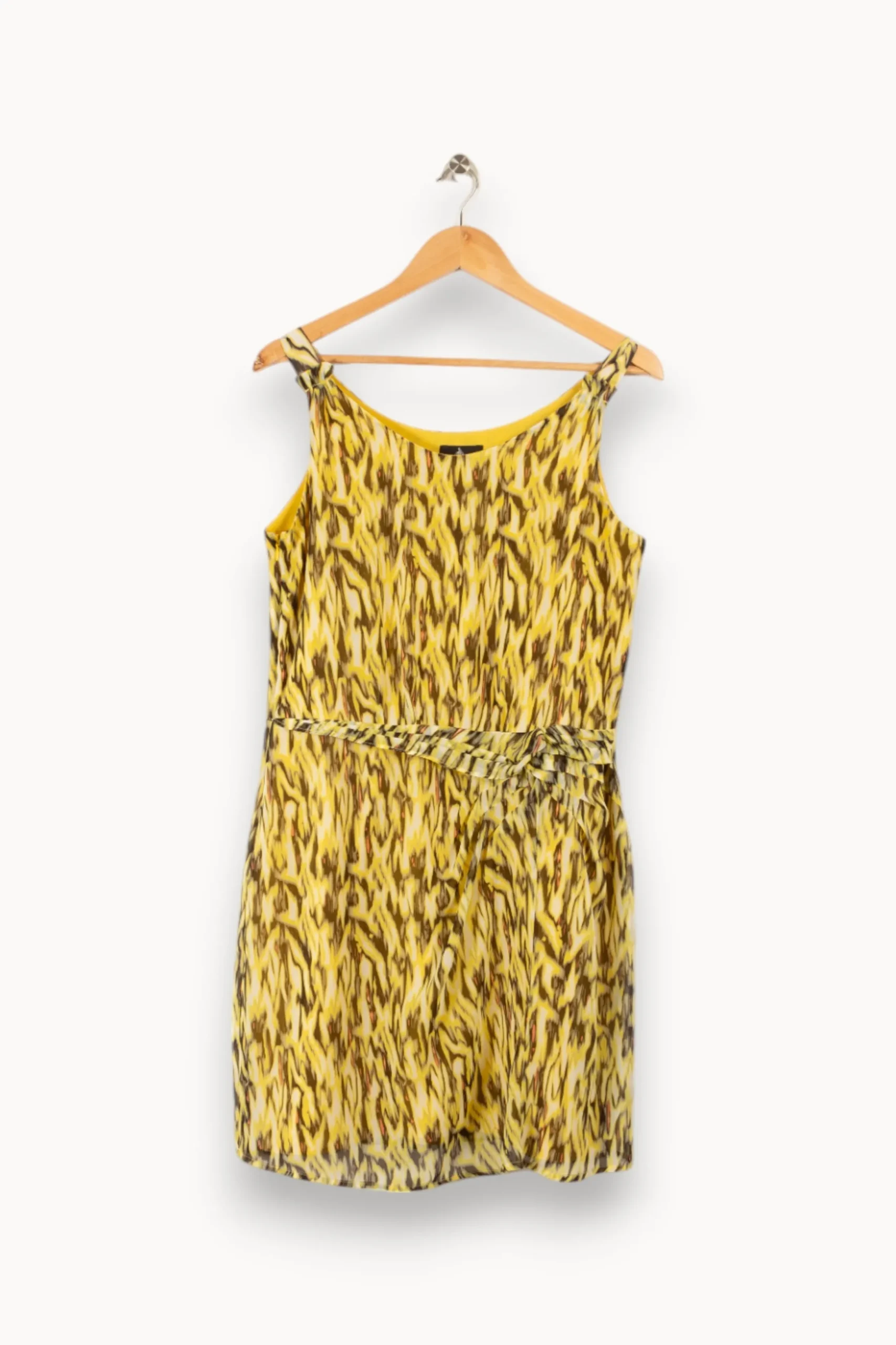Sale IKKS Robe à motifs One Step - Taille L/40 Jaune