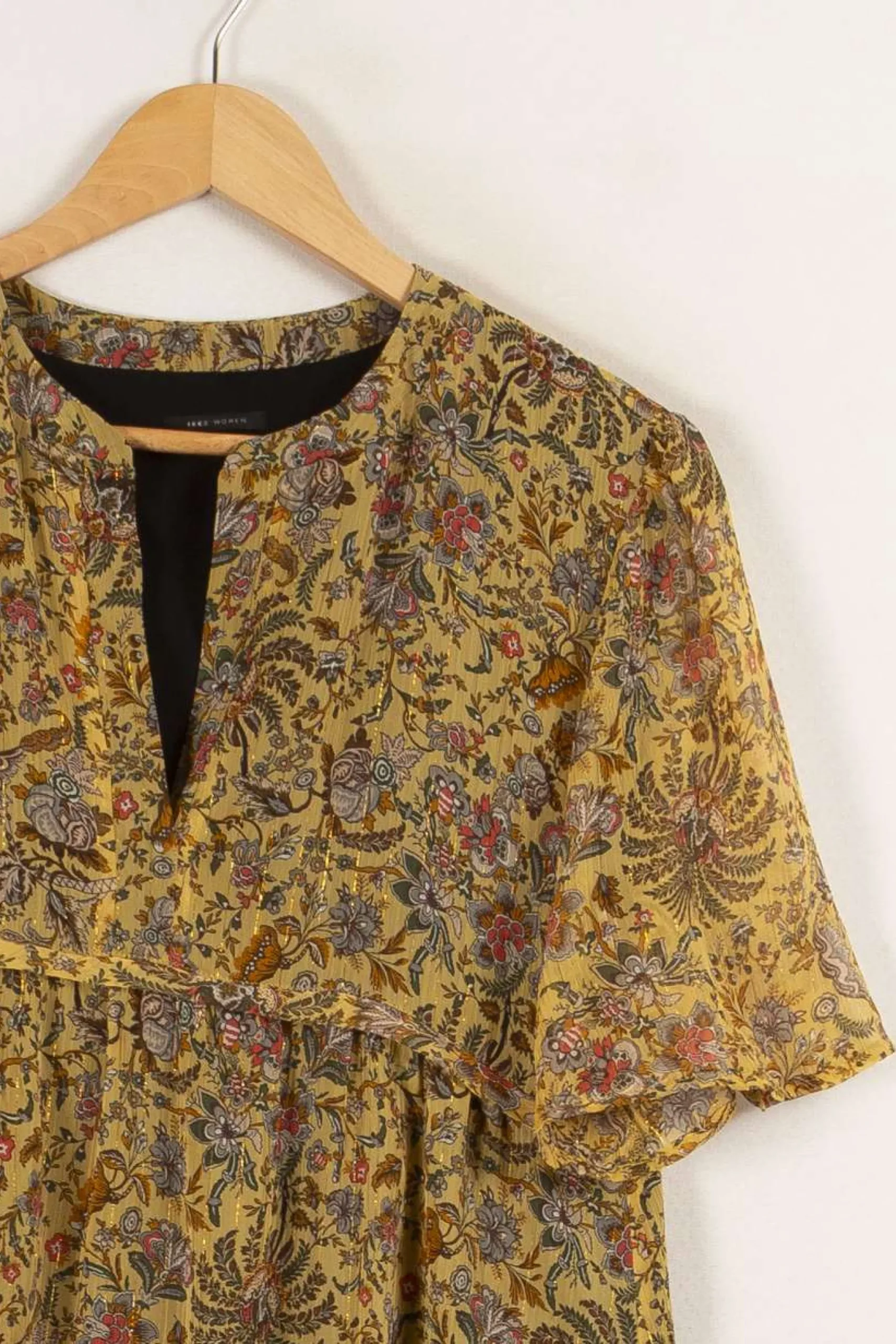 Online IKKS Robe - Taille L/40 Jaune