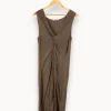 Sale Gerard Darel Robe kaki e - Taille M/38 Vert
