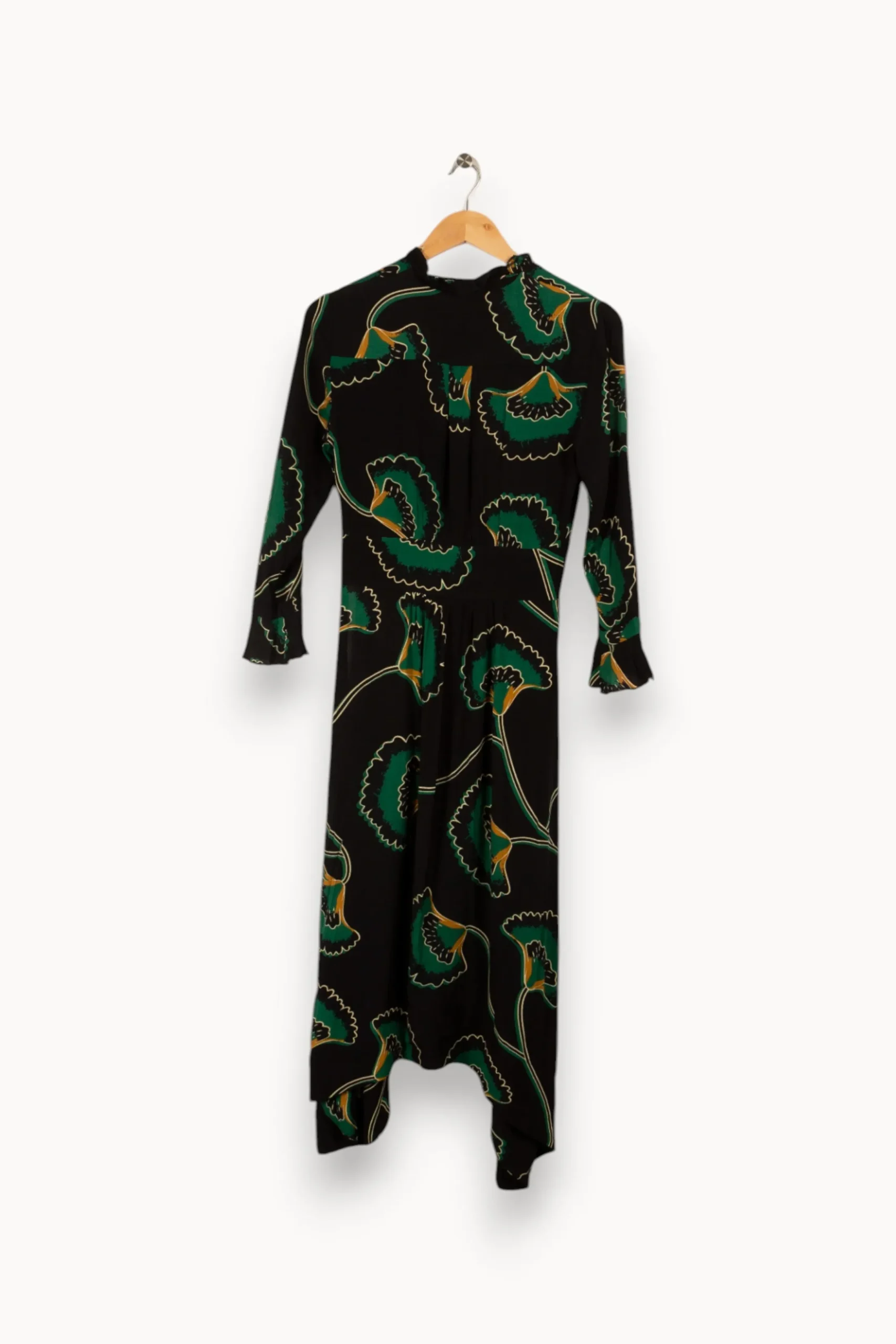 Hot ba&sh Robe longue à motifs - Taille XS/34 Multicolore