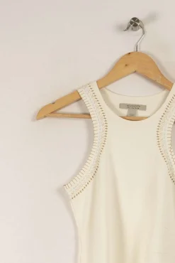 Discount All Saints Robe longue he - Taille XS/34 Blanc