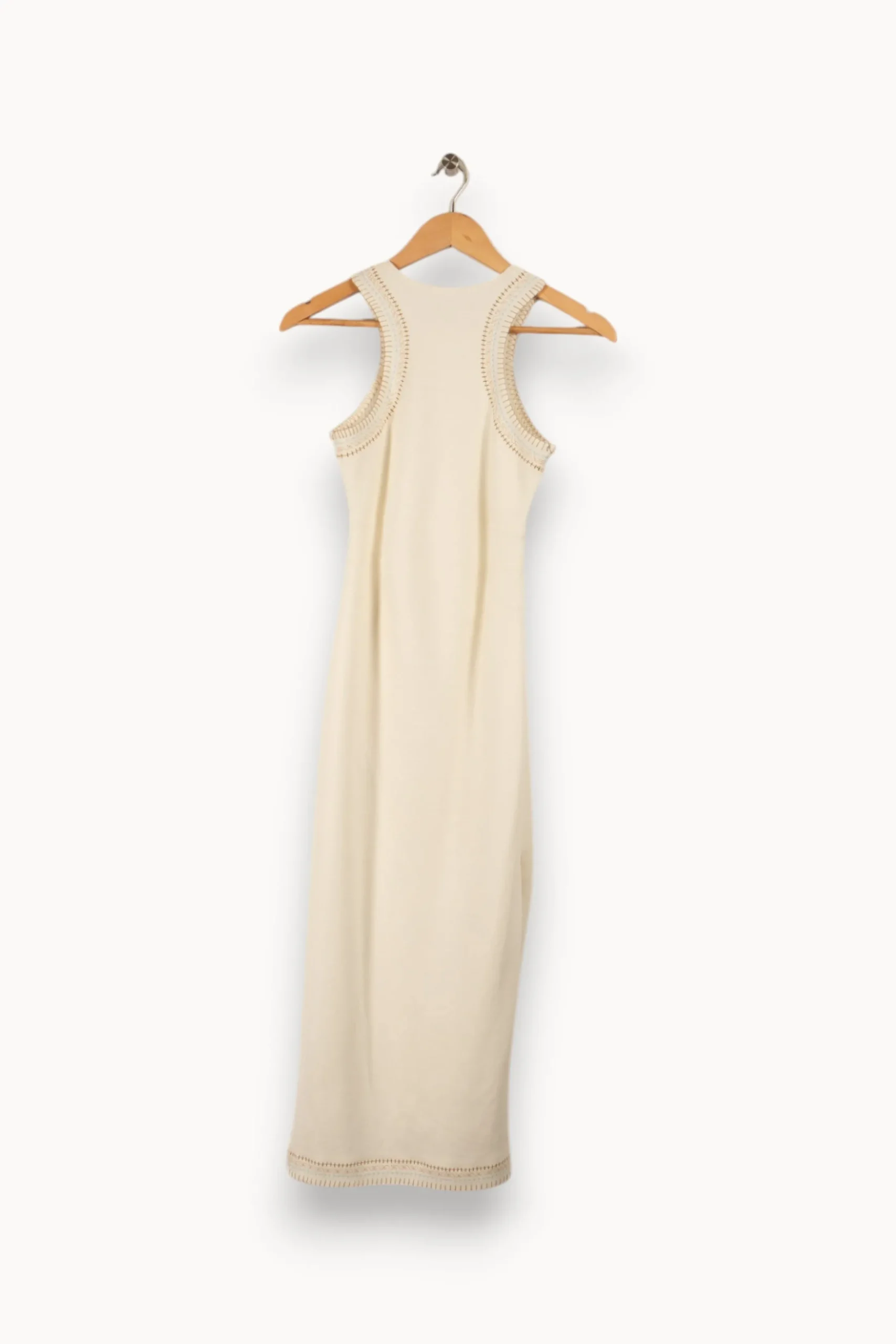 Discount All Saints Robe longue he - Taille XS/34 Blanc