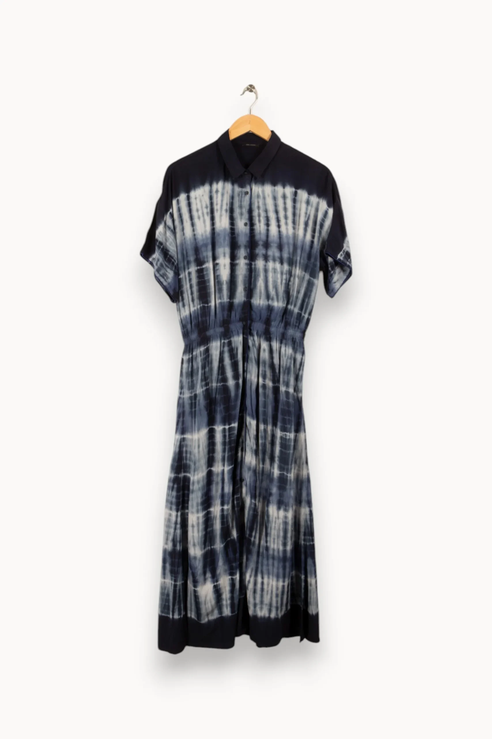 New IKKS Robe longue e - Taille L/40 Bleu
