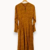 Fashion Comptoir des Cotonniers Robe longue - Taille L/40 Jaune