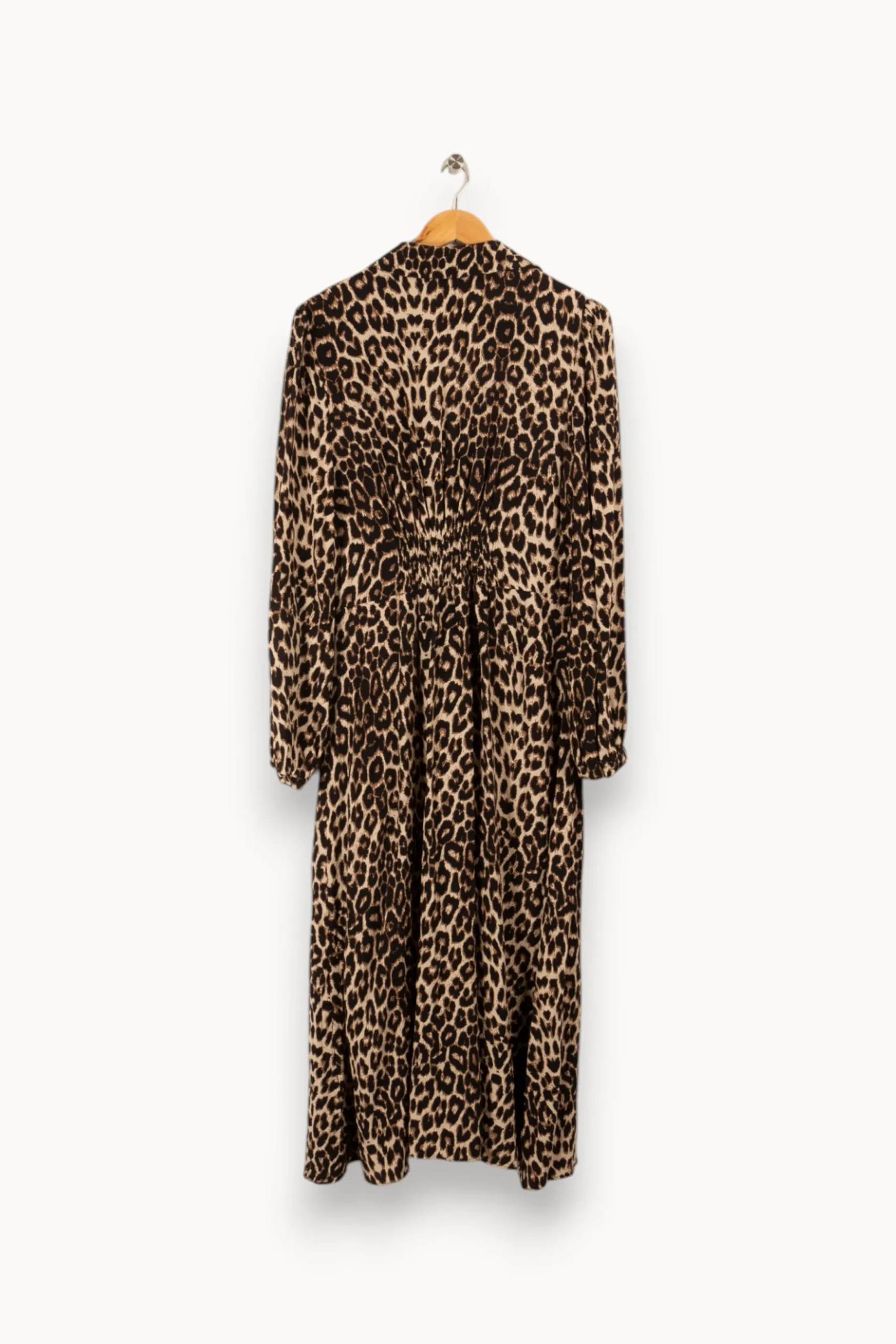 Best Sale ZAPA Robe longue léopard - Taille M/38 Marron