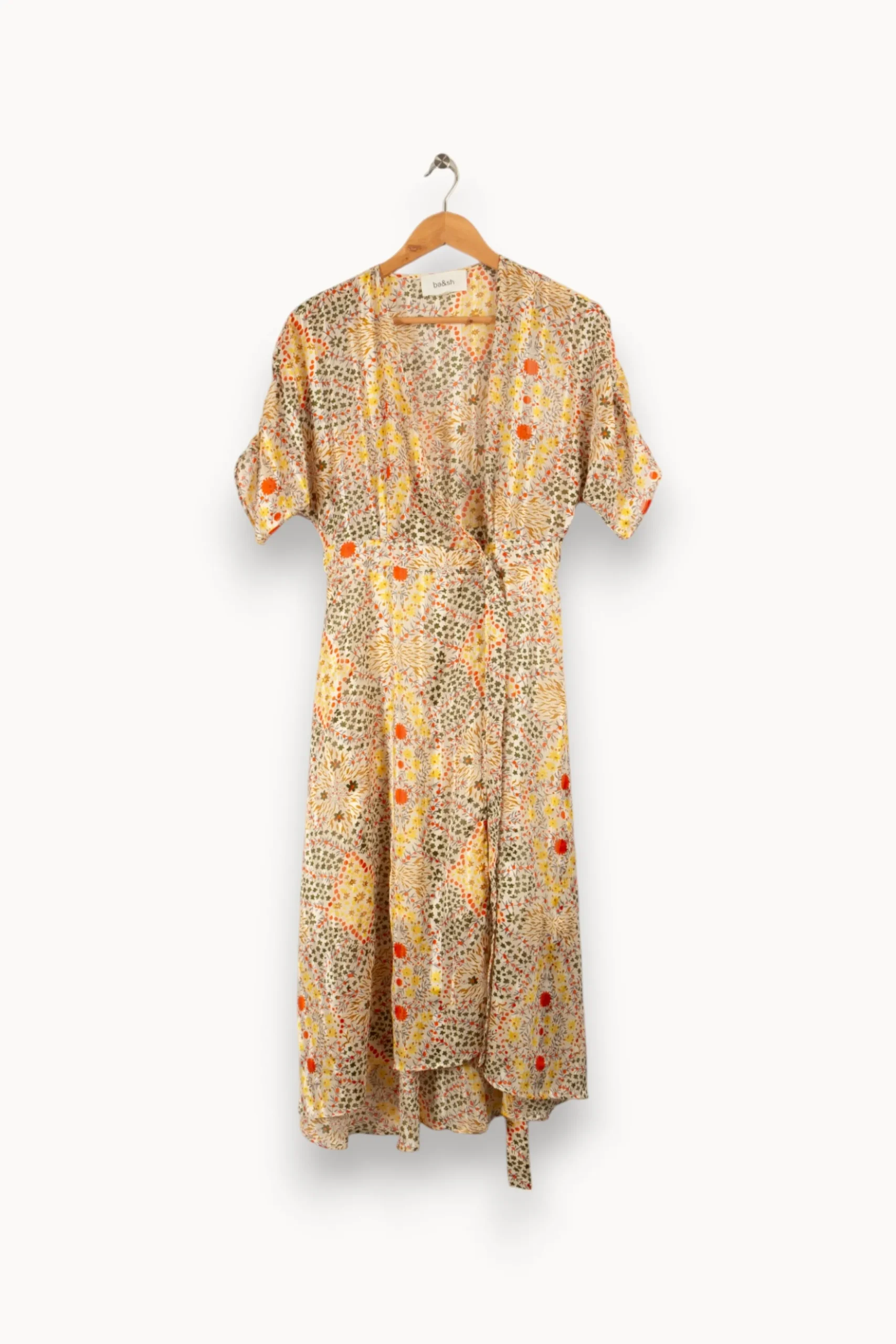 Cheap ba&sh Robe longue - Taille S/36 Multicolore