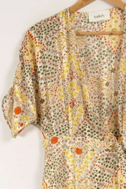 Cheap ba&sh Robe longue - Taille S/36 Multicolore