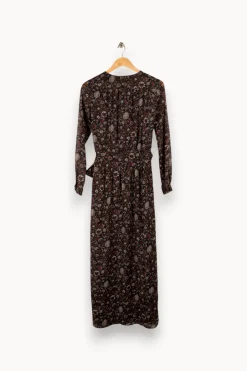 Discount IKKS Robe longue - Taille M/38 Multicolore