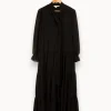 Store Gerard Darel Robe longue e - Taille L/40 Noir