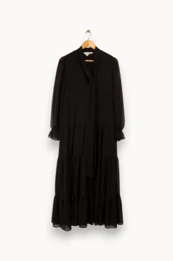 Store Gerard Darel Robe longue e - Taille L/40 Noir