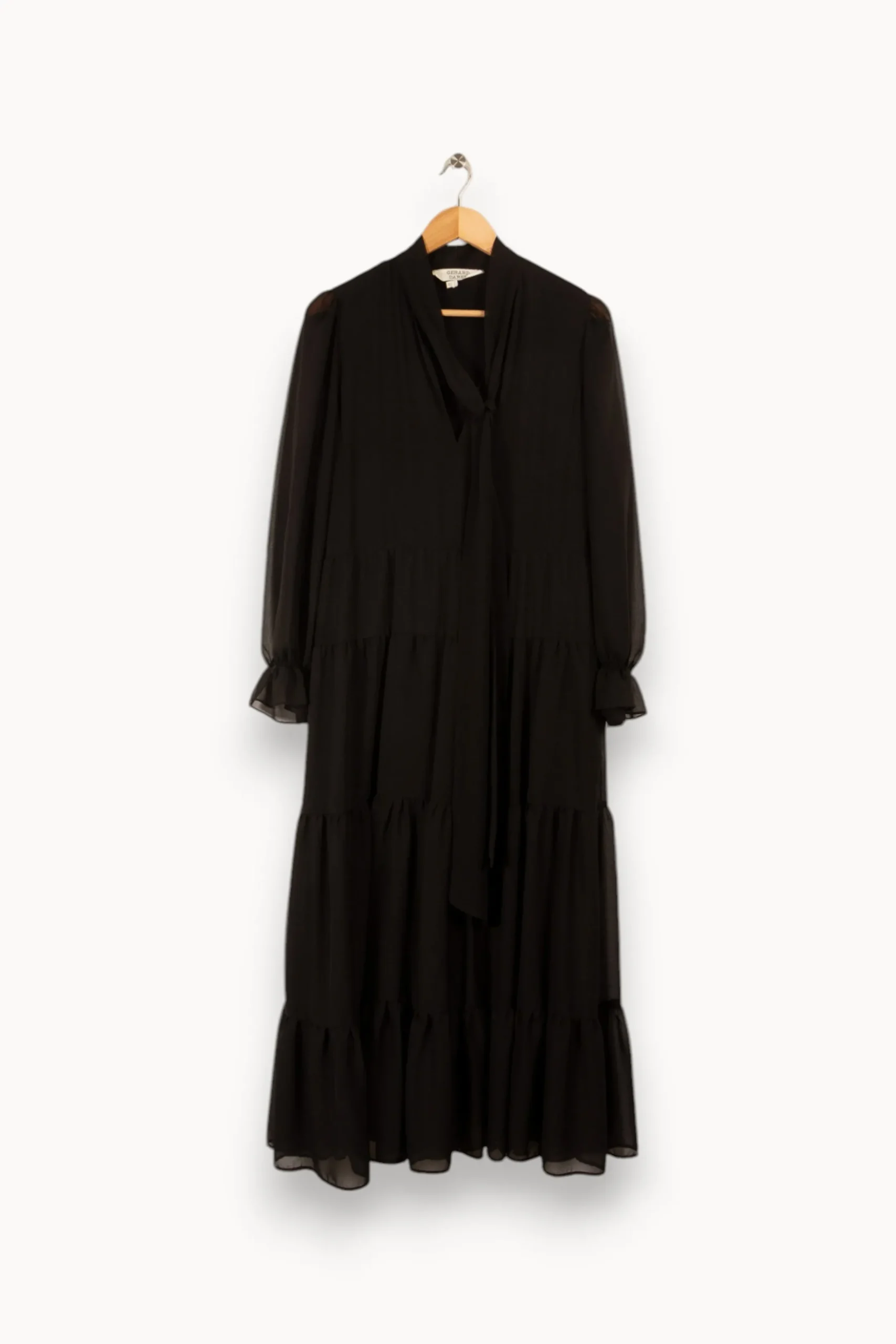Store Gerard Darel Robe longue e - Taille L/40 Noir