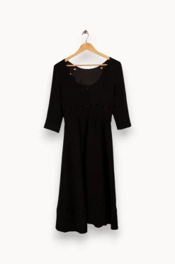 Shop ba&sh Robe longue e - Taille S/36 Noir
