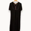 Clearance ba&sh Robe longue e avec détails - Taille S/36 Noir