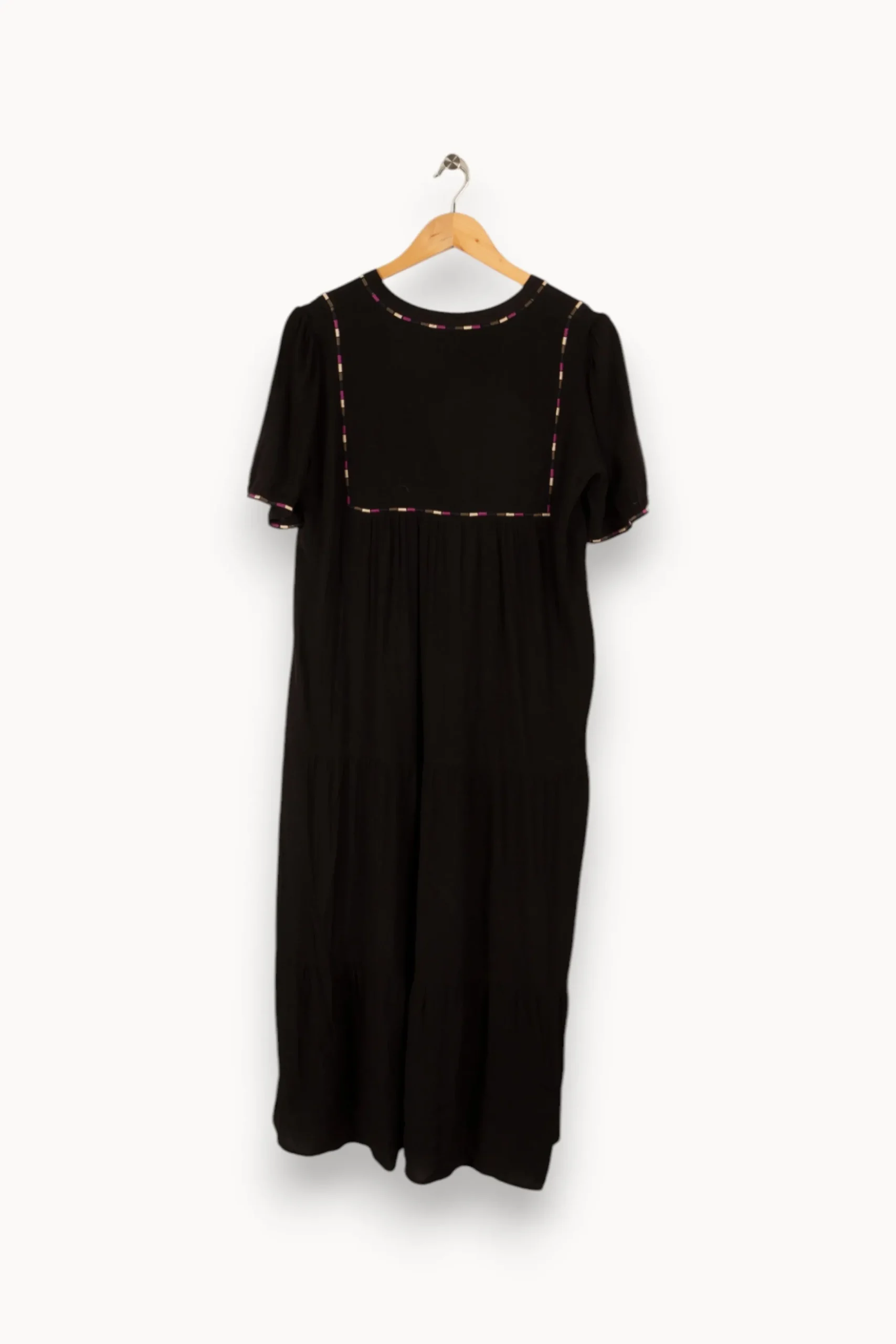 Clearance ba&sh Robe longue e avec détails - Taille S/36 Noir